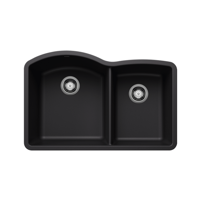 Blanco DIAMOND U 1¾ Bowl SILGRANIT Undermount Kitchen Sink