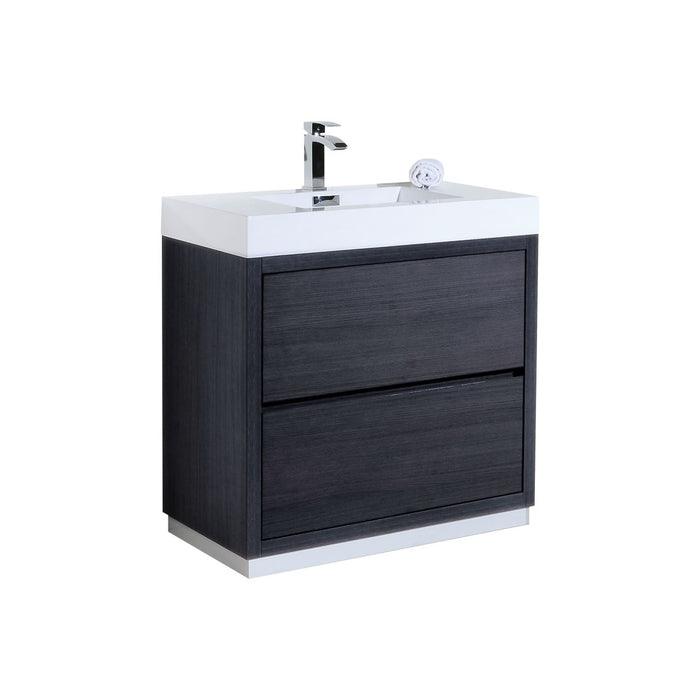 KubeBath Bliss 36" Freestanding Modern Bathroom Vanity