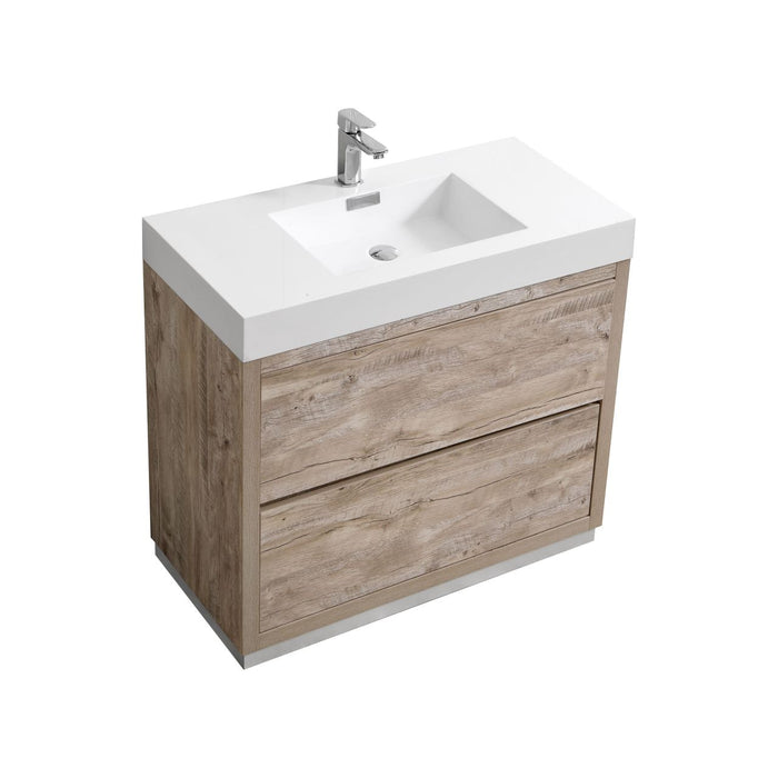 KubeBath Bliss 36" Freestanding Modern Bathroom Vanity