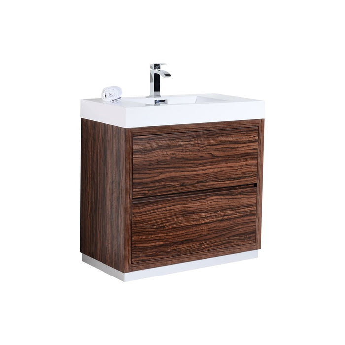 KubeBath Bliss 36" Freestanding Modern Bathroom Vanity