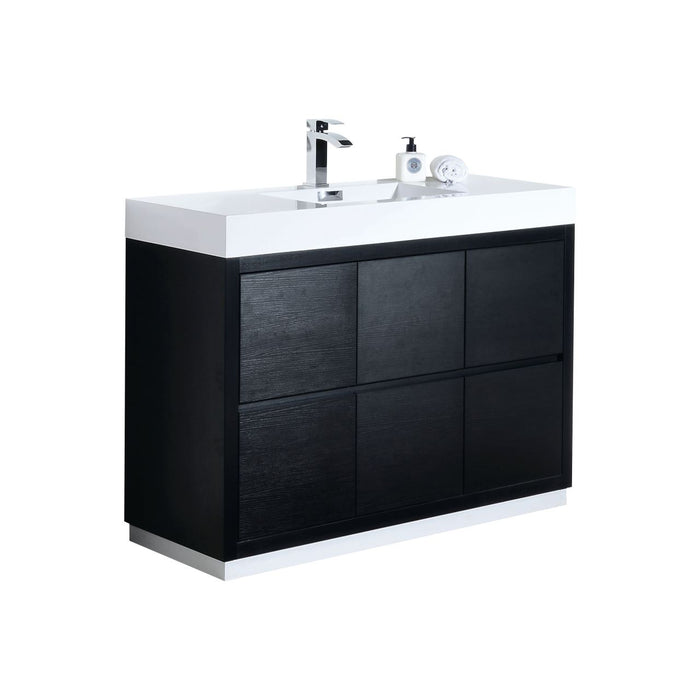 KubeBath Bliss 48" Freestanding Modern Bathroom Vanity