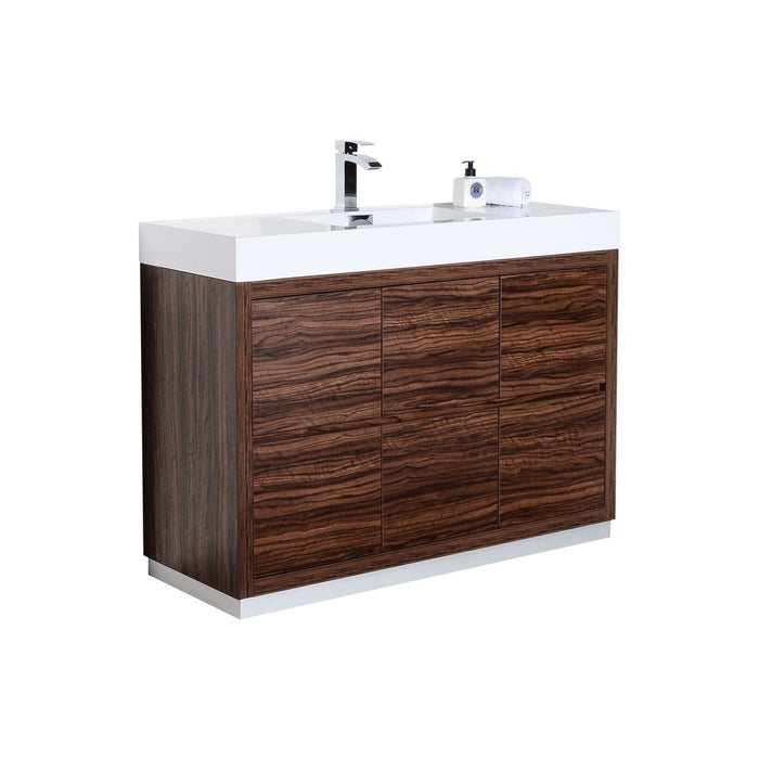KubeBath Bliss 48" Freestanding Modern Bathroom Vanity