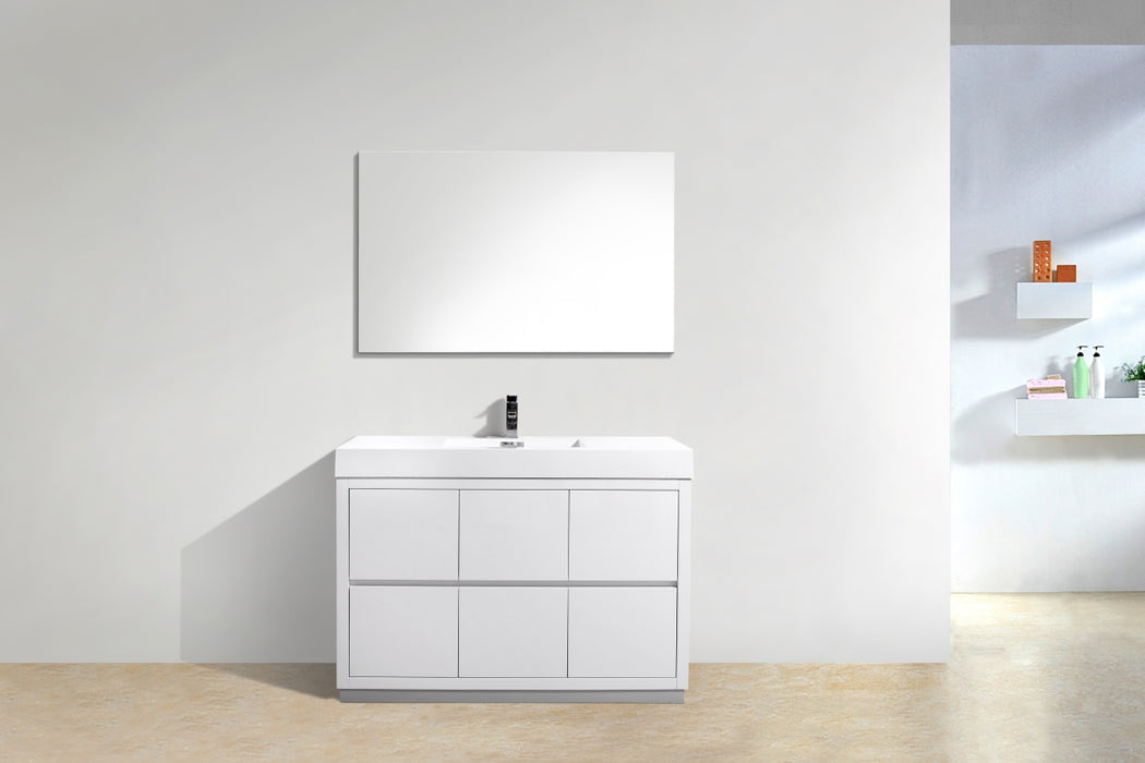 KubeBath Bliss 48" Freestanding Modern Bathroom Vanity