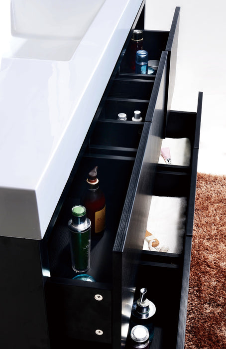 KubeBath Bliss 60" Single Sink Freestanding Modern Bathroom Vanity