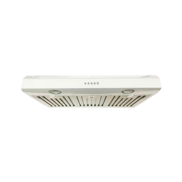 Cyclone 30" Classic Collection 570 CFM White Undermount Range Hood - CYB919R30W