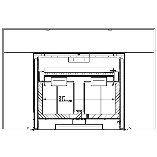 Drolet Escape 1800-I Wood Insert Trio (35 FT) DB03128K