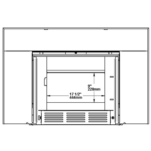 Drolet Escape 1800-I Wood Insert Trio (35 FT) DB03128K