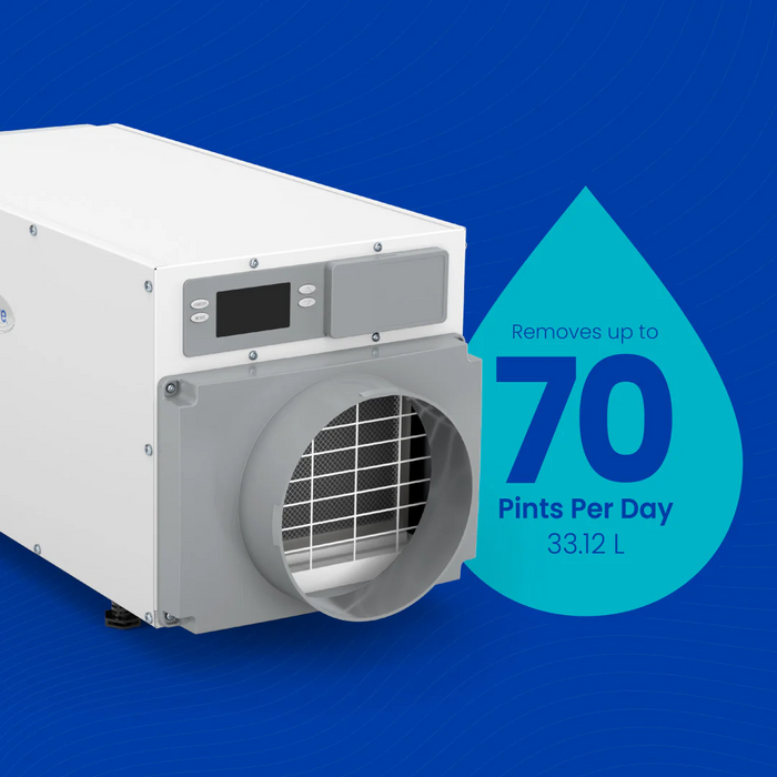Aprilaire E070W Dehumidifier, Wi-Fi Enabled 70 pints/day for CrawlSpaces & Basements