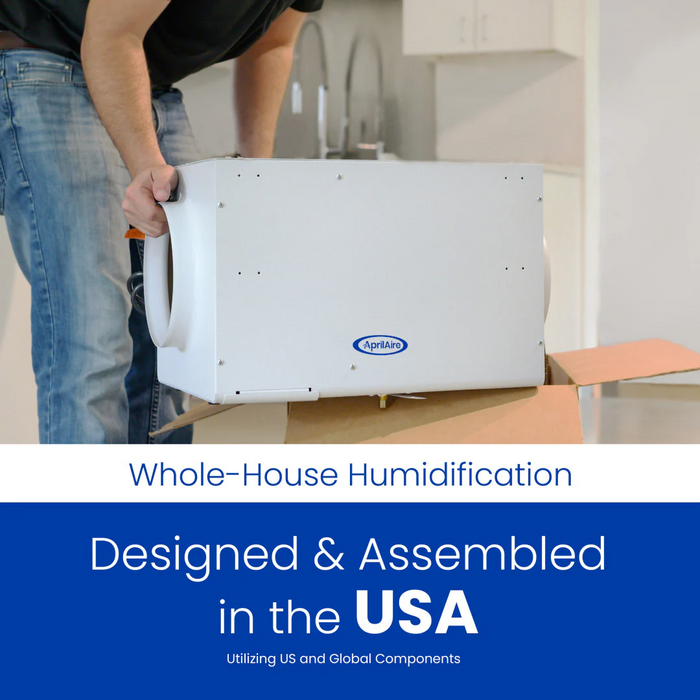 Aprilaire 300 Self-Contained Fan Powered Flow-Through Manual Control Humidifier