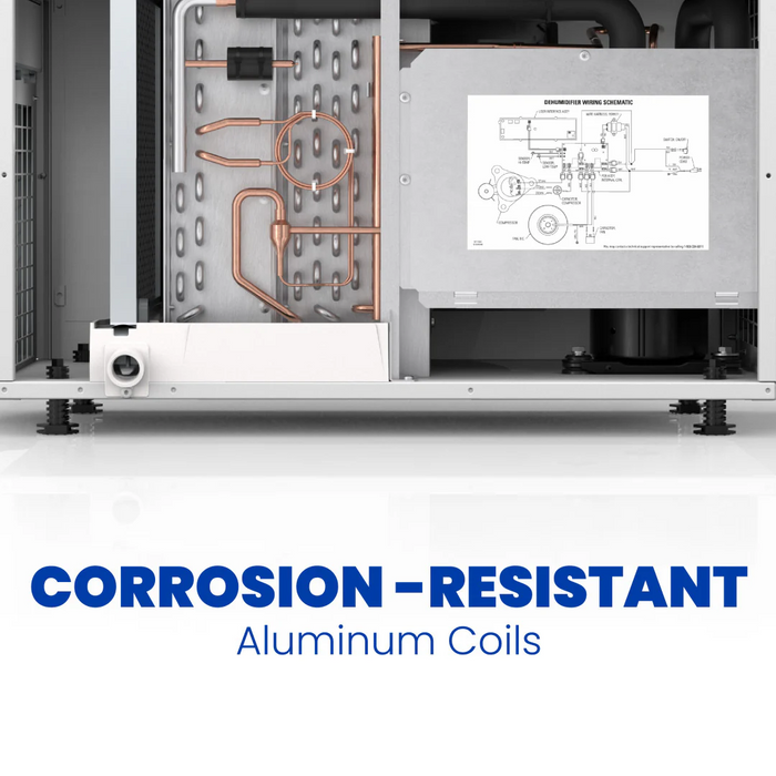 Aprilaire E100W Dehumidifier, Wi-Fi Enabled 80 Pints/day for CrawlSpaces & Basements