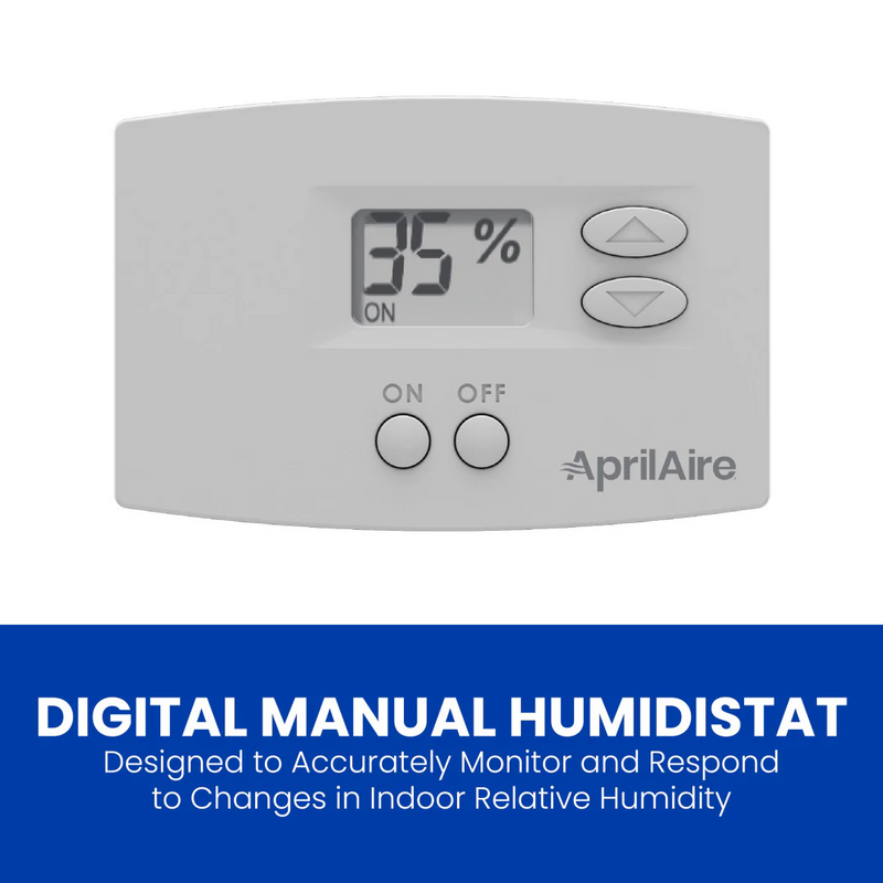 Aprilaire 300 Self-Contained Fan Powered Flow-Through Manual Control Humidifier