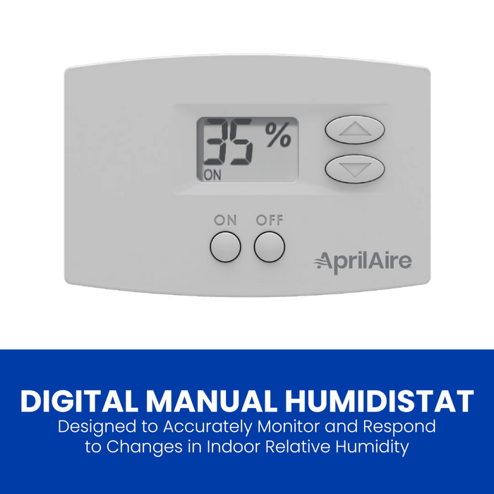 Aprilaire 300 Self-Contained Fan Powered Flow-Through Manual Control Humidifier