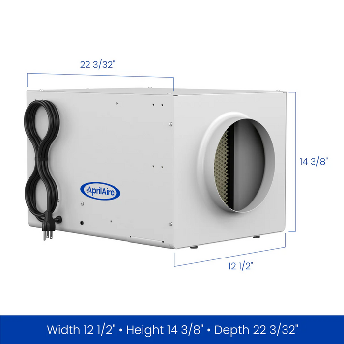 Aprilaire 300 Self-Contained Fan Powered Flow-Through Manual Control Humidifier