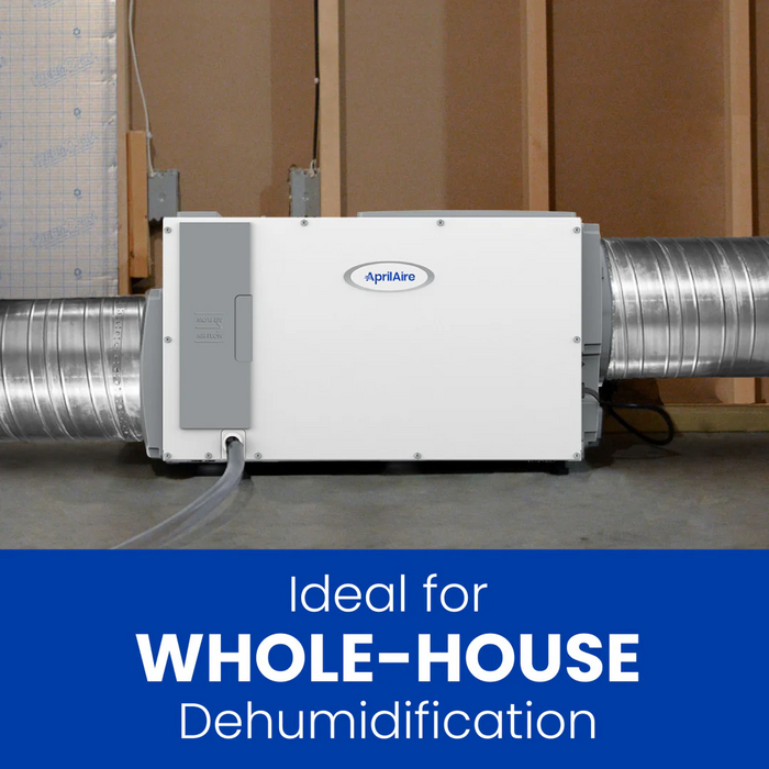 Aprilaire E100W Dehumidifier, Wi-Fi Enabled 80 Pints/day for CrawlSpaces & Basements