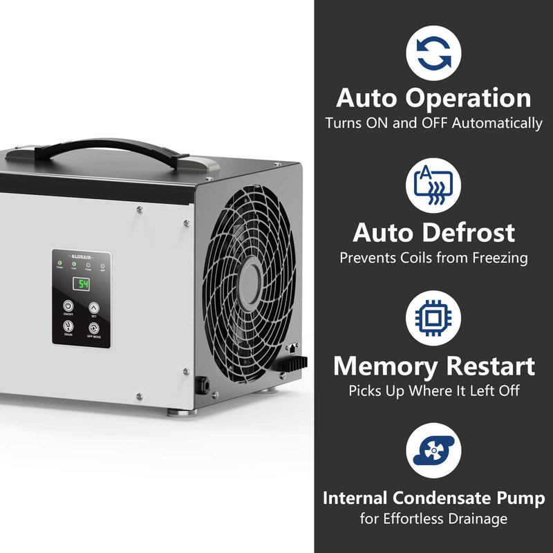 AlorAir Sentinel HD35P 70 Pint Crawl Space Dehumidifier with Drain Hose
