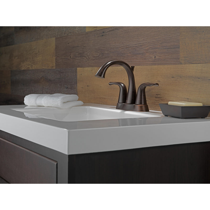 Delta LAHARA Two Handle Centerset Lavatory Faucet - Venetian Bronze