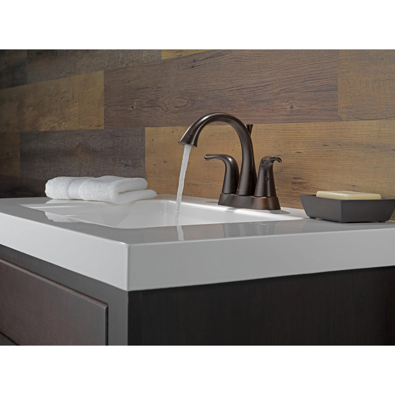 Delta LAHARA Two Handle Centerset Lavatory Faucet - Venetian Bronze