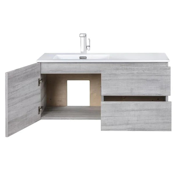 Cutler Kitchen & Bath Beachwood Collection SOHO 42 inch Wall Mount Modern Bathroom Vanity FV BW SOHO42