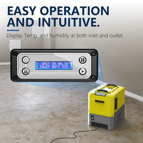 AlorAir LGR Extreme 180 PPD Commercial Restoration Dehumidifier with Pump & Auto Shut-Off
