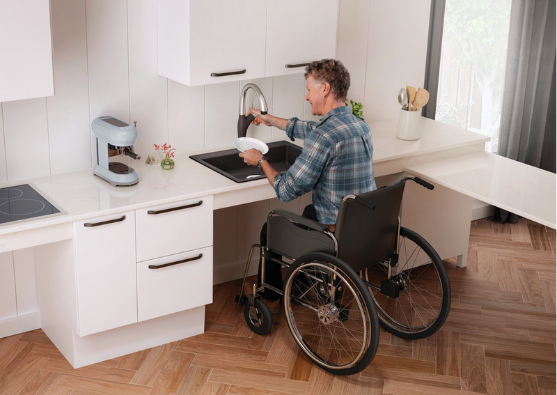 Blanco PRECIS Single 25" ADA/CSA Wheelchair Accessible Sink SILGRANIT - 402879