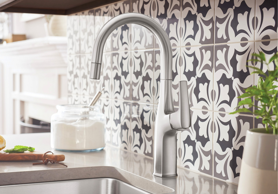 Blanco RIVANA High Arc Pull-down Bar Faucet - 443021