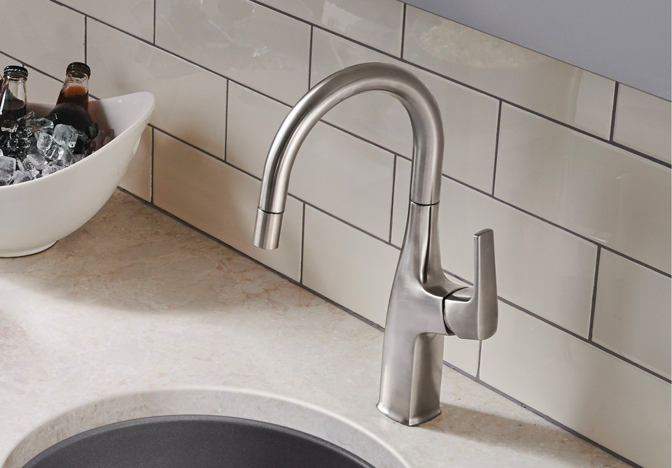 Blanco RIVANA High Arc Pull-down Bar Faucet - 443021