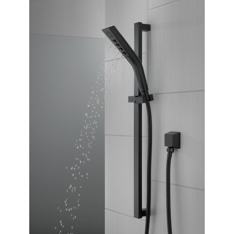 Delta 3-Setting H2OKinetic Slide Bar Handshower - Matte Black