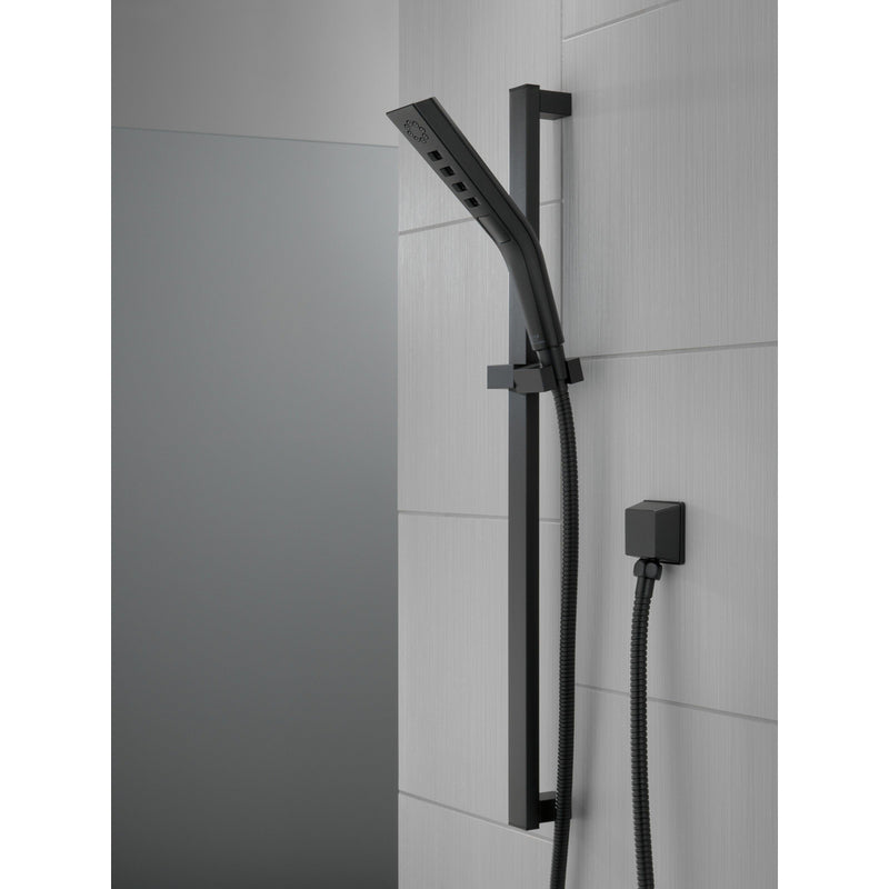 Delta 3-Setting H2OKinetic Slide Bar Handshower - Matte Black