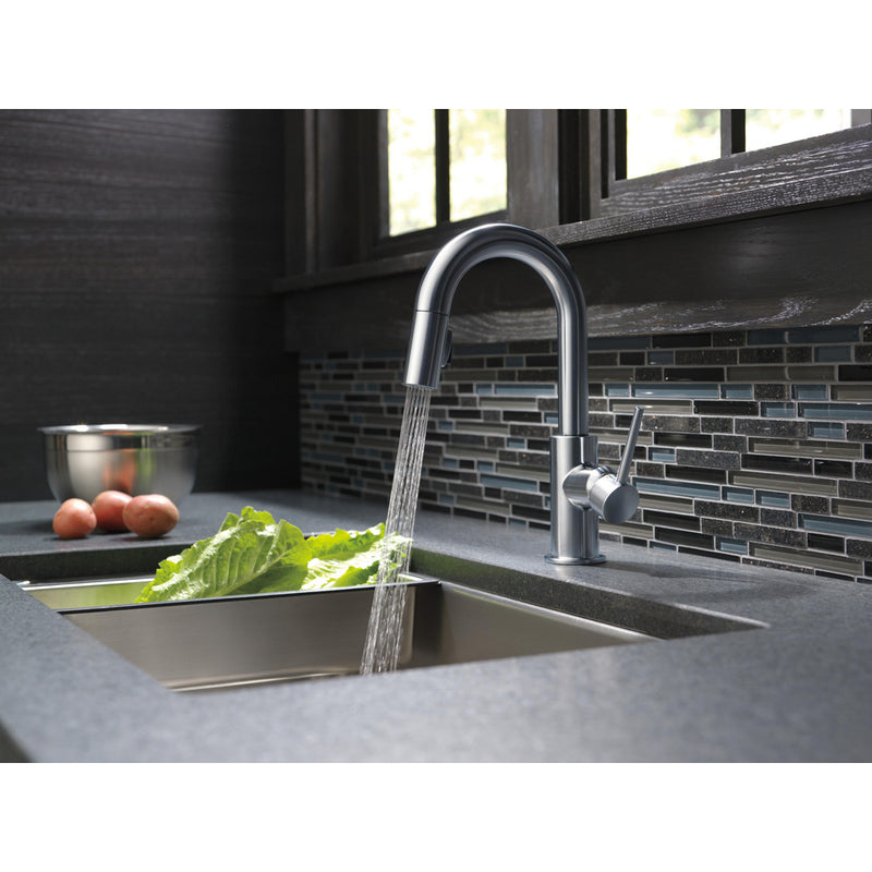Delta TRINSIC Single Handle Pull-Down Bar/Prep Faucet