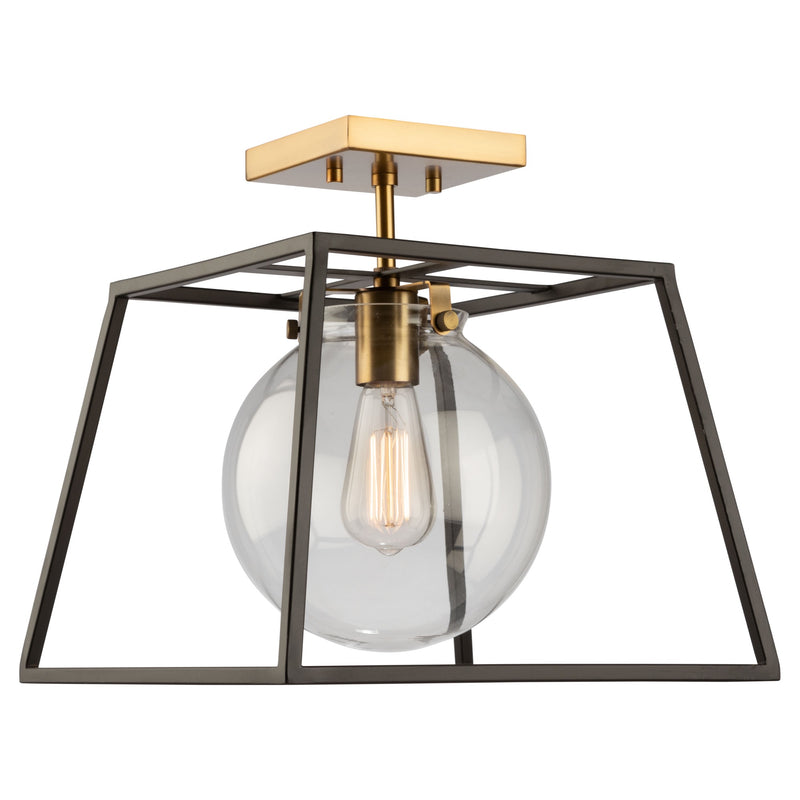 Artcraft Lighting Bridegtown 1  Light Semi-Flush Mount AC11600VB