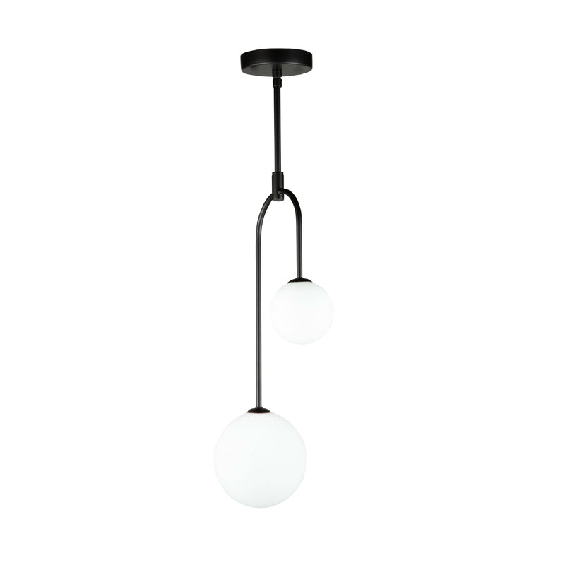 Artcraft Lighting Comet 2 Light Pendant AC6652BK