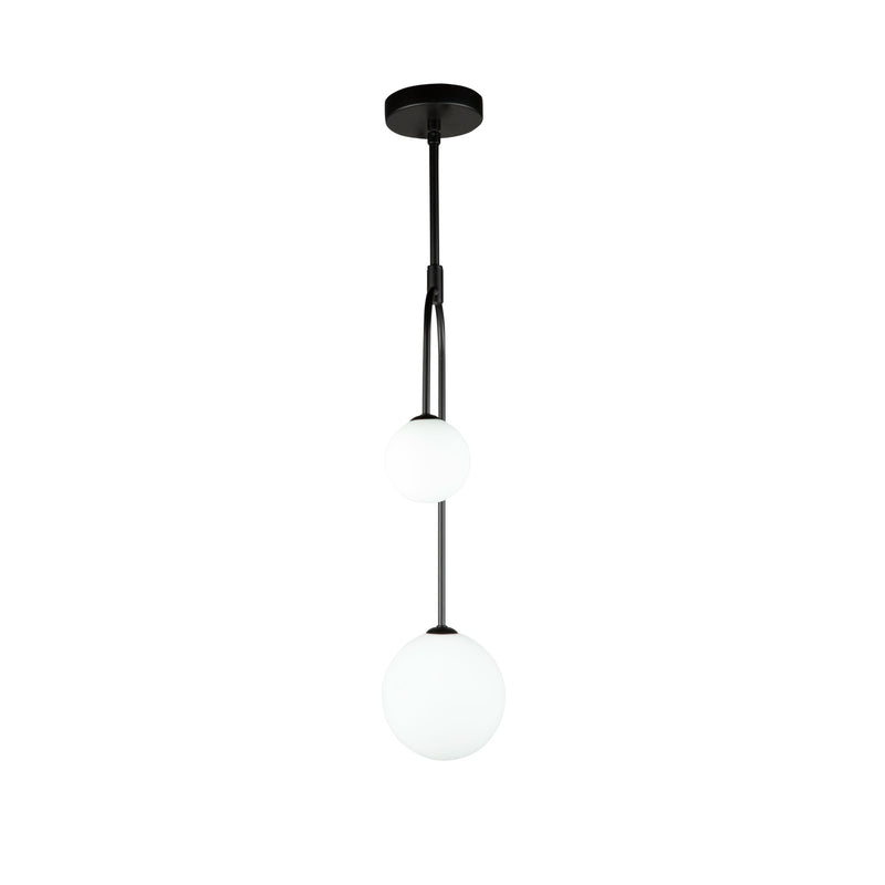 Artcraft Lighting Comet 2 Light Pendant AC6652BK
