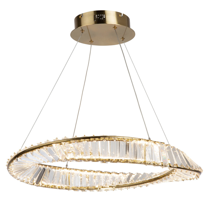 Artcraft Lighting Stella 40W LED Pendant Brushed Brass AC6720BB