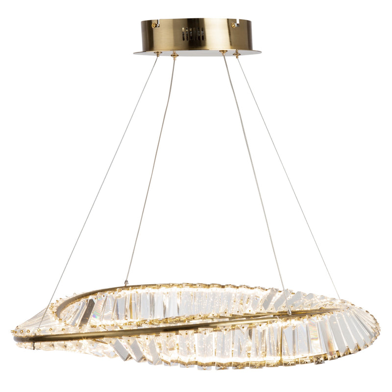 Artcraft Lighting Stella 40W LED Pendant Brushed Brass AC6720BB