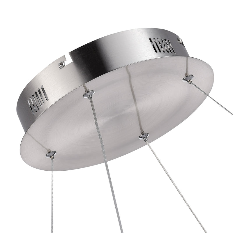 Artcraft Lighting Stella 25W LED Pendant Satin Nickel AC6720SN