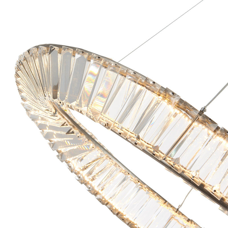 Artcraft Lighting Stella 25W LED Pendant Satin Nickel AC6720SN