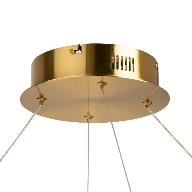 Artcraft Lighting Stella Collection Brushed Brass Pendant Light AC6721BB