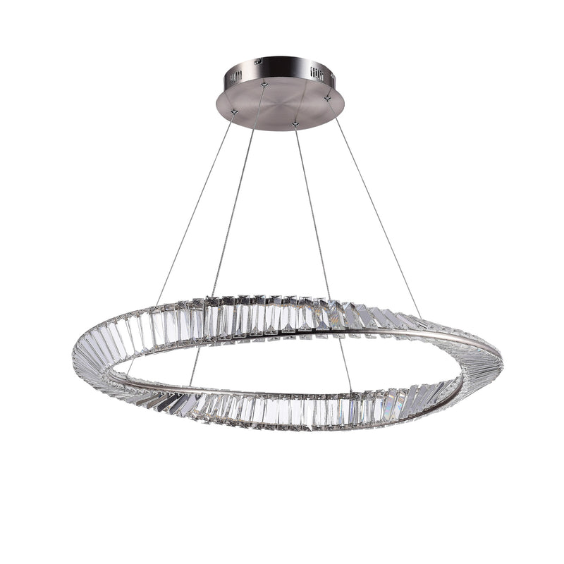 Artcraft Lighting Stella Collection Satin Nickel Pendant Light AC6721SN