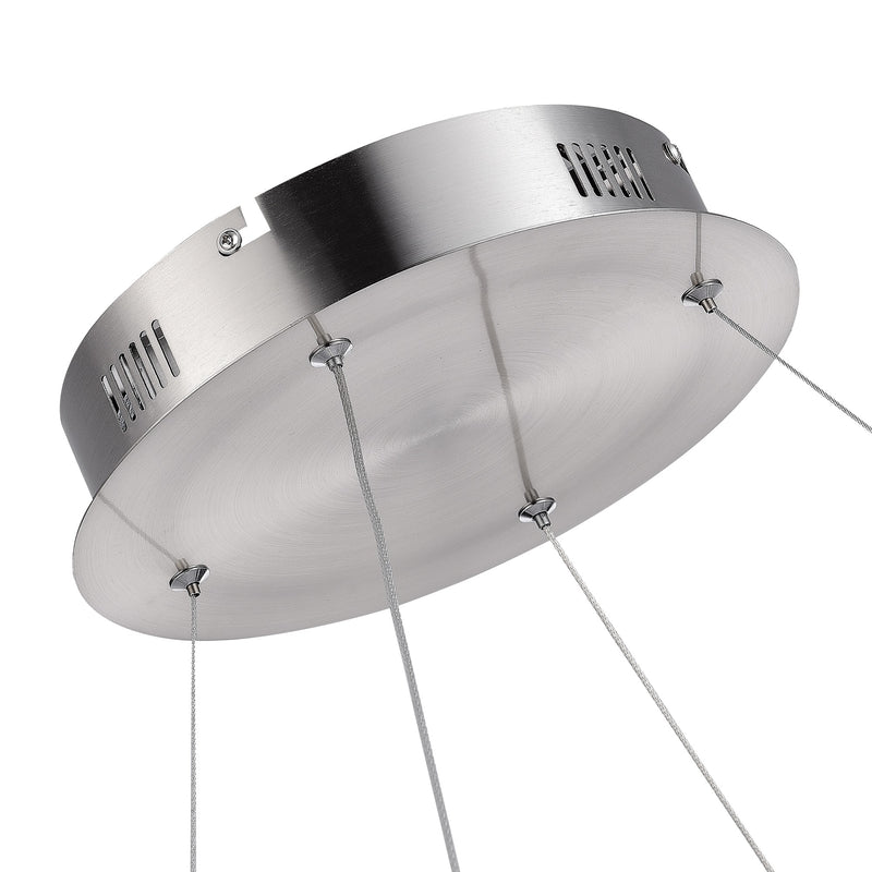 Artcraft Lighting Stella Collection Satin Nickel Pendant Light AC6721SN