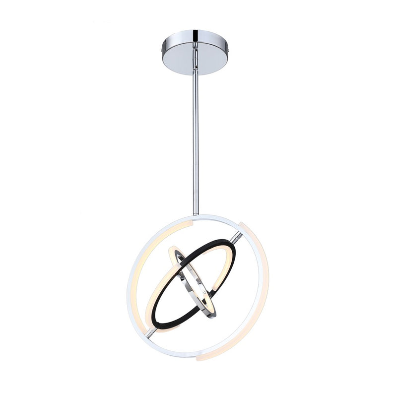 Artcraft Lighting AC6740PN 17" Trilogy Collection LED Pendant Light