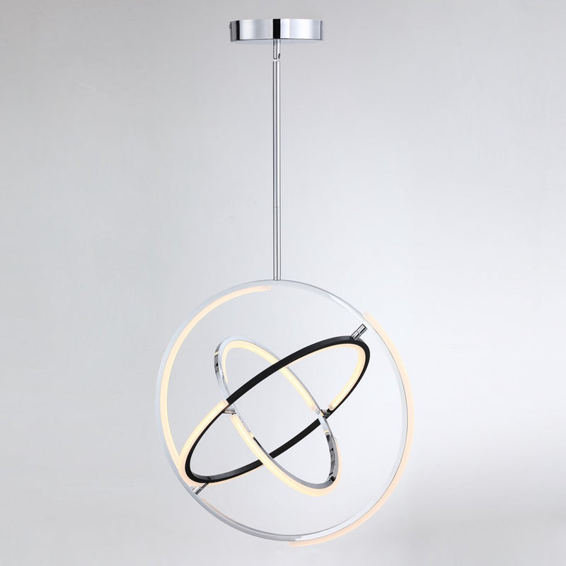 Artcraft Lighting AC6741PN 24" Trilogy Collection LED Pendant Light