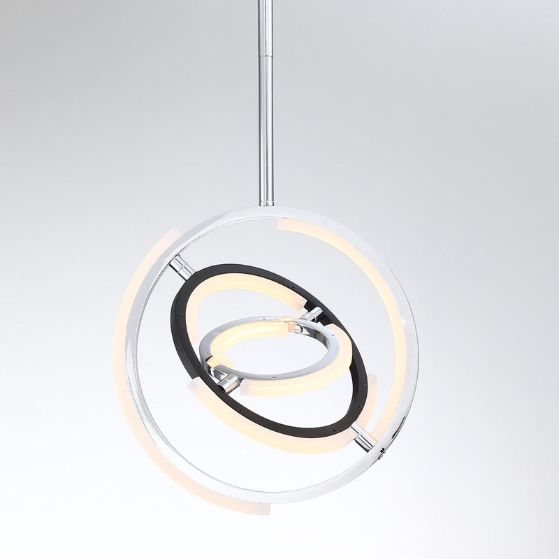 Artcraft Lighting AC6742PN Trilogy Collection LED Pendant Light