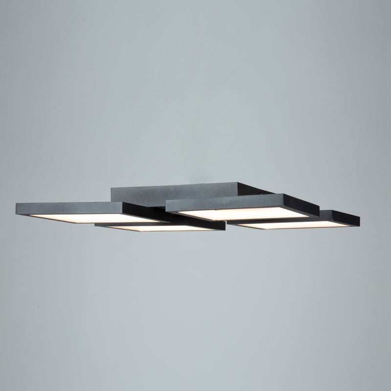 Artcraft Lighting Graymar 24W LED Flush Mount Black AC7629BK