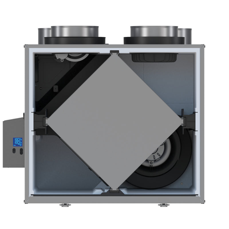 Broan AI Series V230H75RS 231 CFM 78% SRE Side Port HRV with Virtuo Air Technology