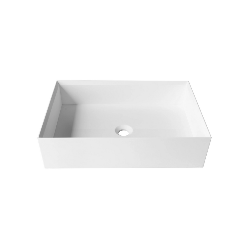 Agua Canada FALUM 16’’X24’’ Rectangular Solid Surface Vessel Sink