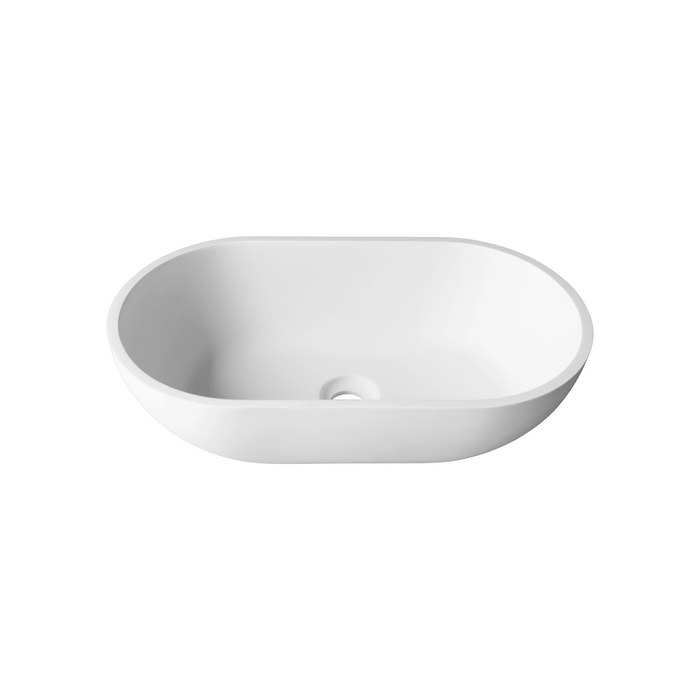 Agua Canada FREDERICO 12’’X22’’ Oval Solid Surface Vessel Sink