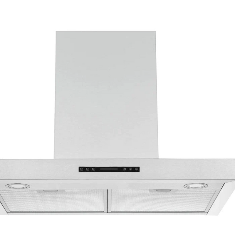 Agua Canada 30" HERCULES Square Wall Mounted Range Hood 500 CFM W Touch Screen