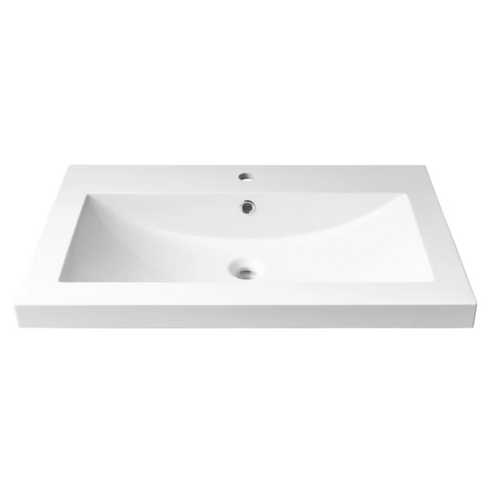 Agua Canada Leo 18” X 30” Semi-recessed Polymer Sink