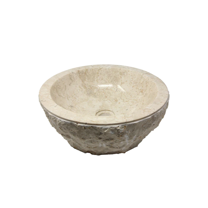 Agua Canada PERSEUS-MS27-C 15’’X15’’ Round Marble Vessel Sink
