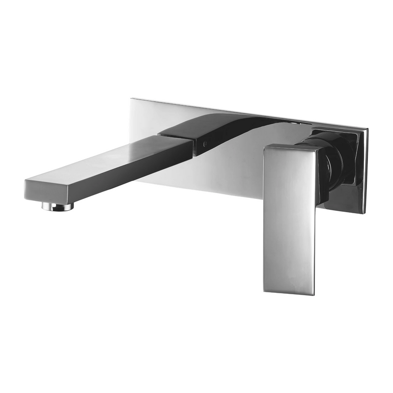 Agua Canada RICCARDO Wall Mounted Bathroom Basin Faucet Square